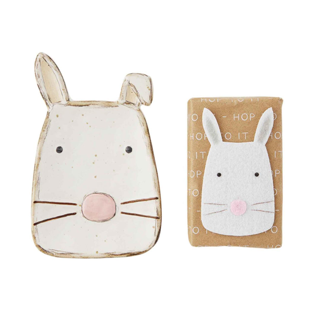 Jabonera con plato Bunny