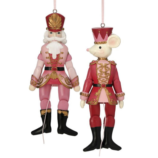 PINK NUTCRACKER / MOUSE 20 cm