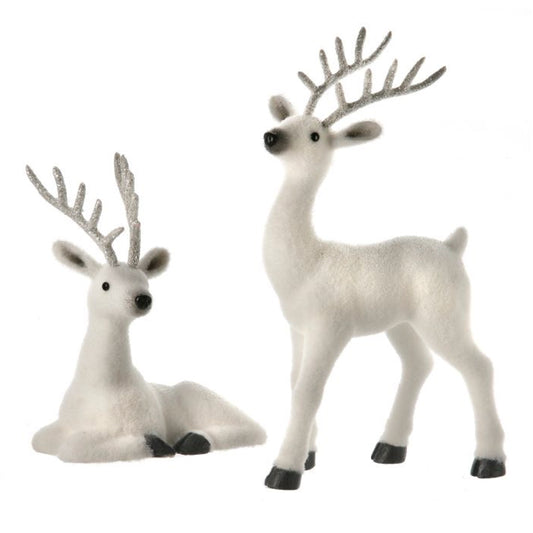 WHITE DEER 39 cm