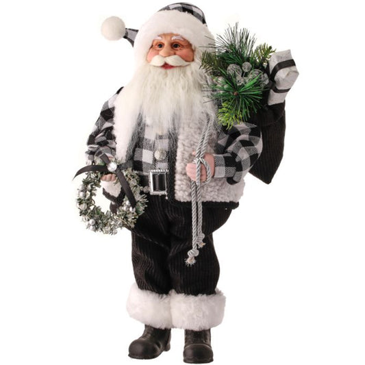 SANTA BLACK&WHITE 50 cm