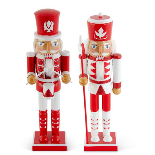 NUTCRACKER WHITE RED 30 cm